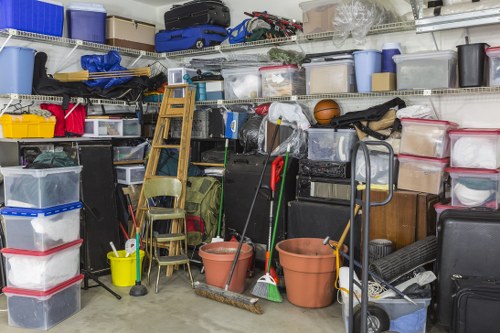Clean and organized construction workspace