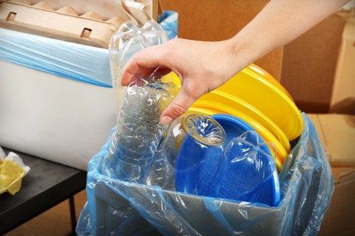Recycling waste in Elephant and Castle