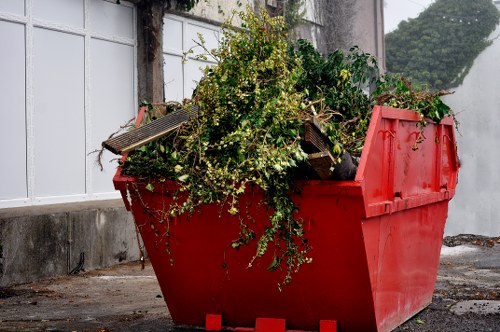 Types of business waste segregated for removal